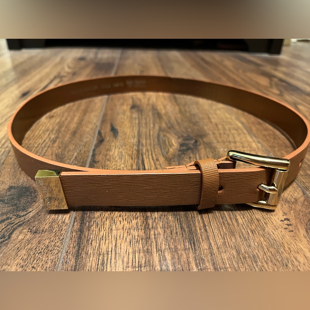 Michael Kors Tan Leather Belt